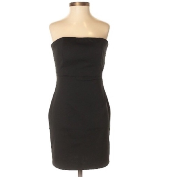 Forever 21 Black Mesh Cutout Bodycon Little Black Dress - Picture 3 of 6